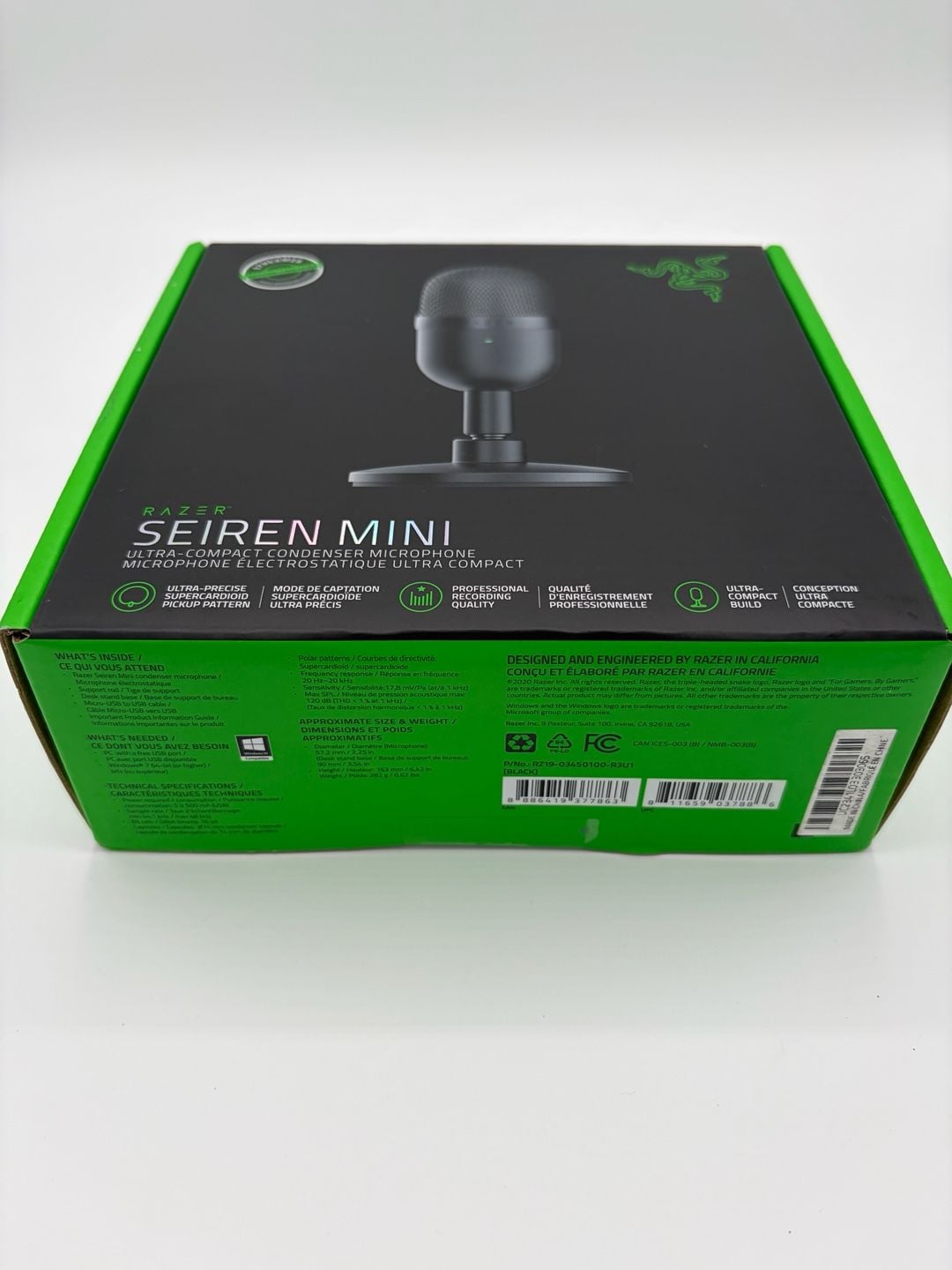 Razer Seiren Mini Ultra-Compact Condenser Microphone (Black) 2
