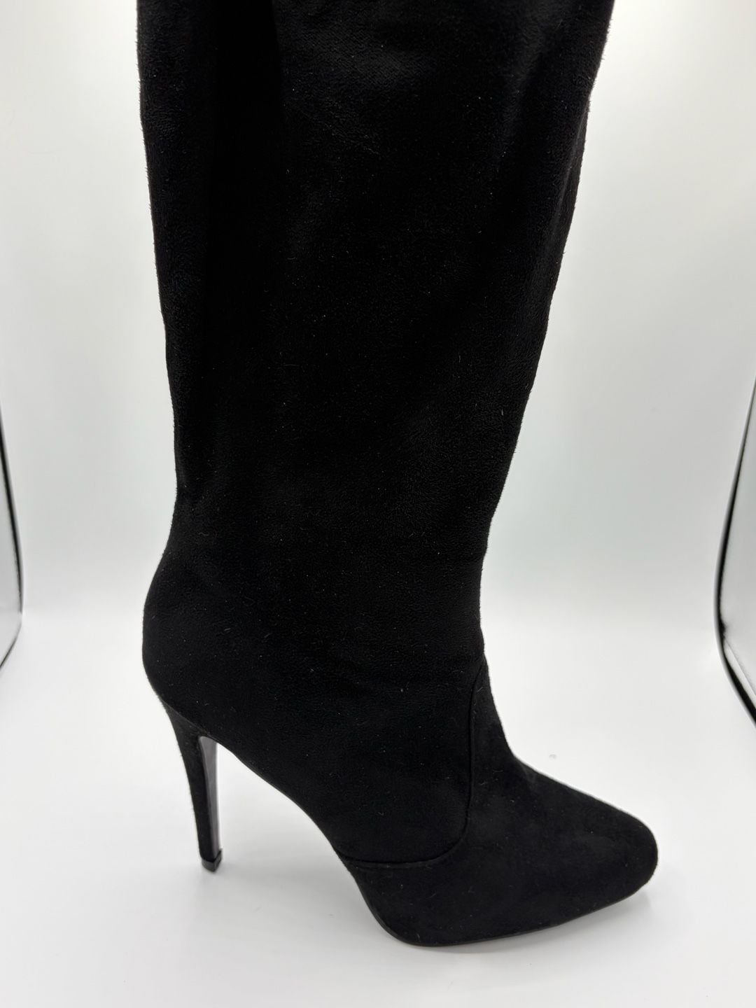 Fashion Nova Cheyanne Black Stiletto Over-The-Knee Platform Boots 3