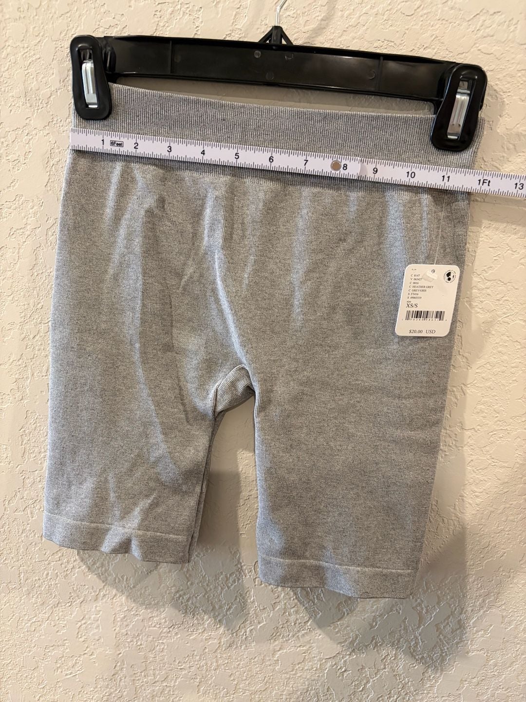 Free People Intimately Seamless Bike Shorts Heather Grey 6