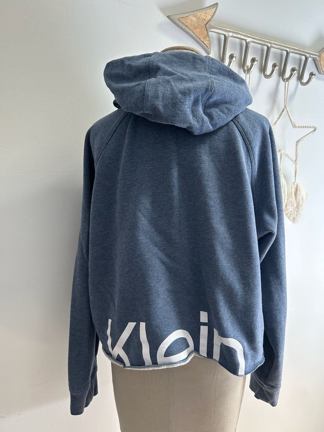 Calvin Klein Performance Cutoff Logo Hem Drawstring Hoodie 2