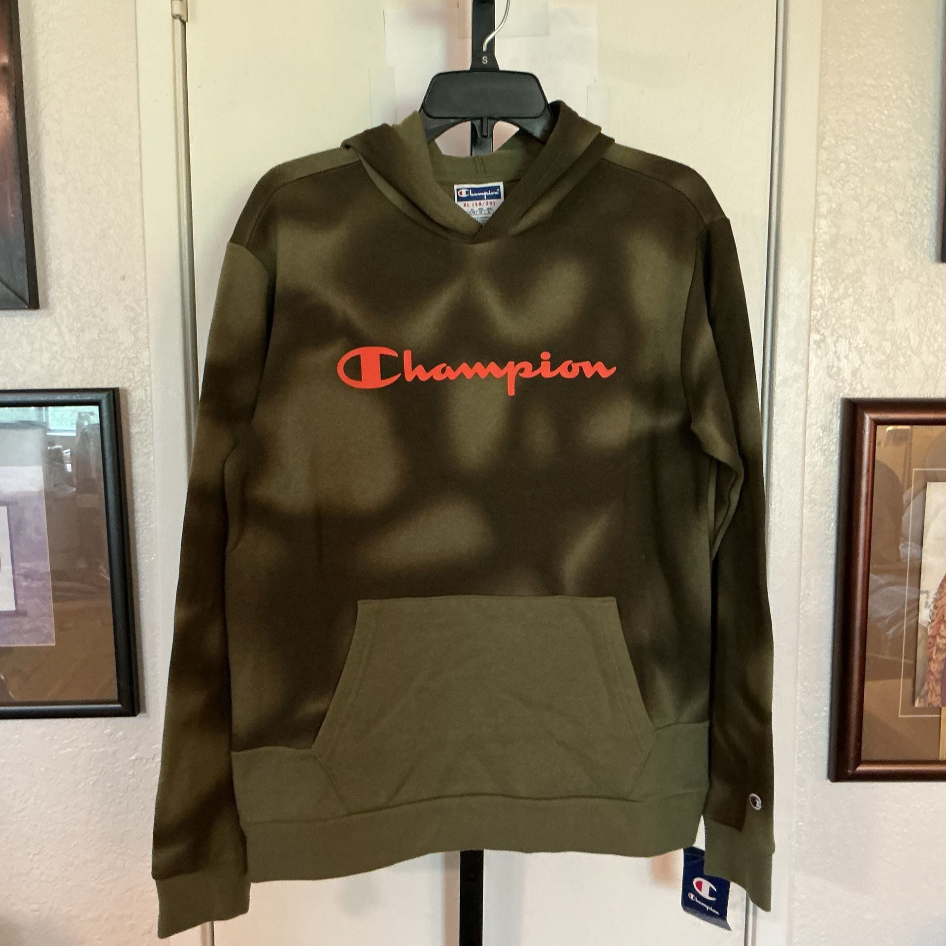 Champion Hoodie - Youth - Green - Size XL - NWT 3