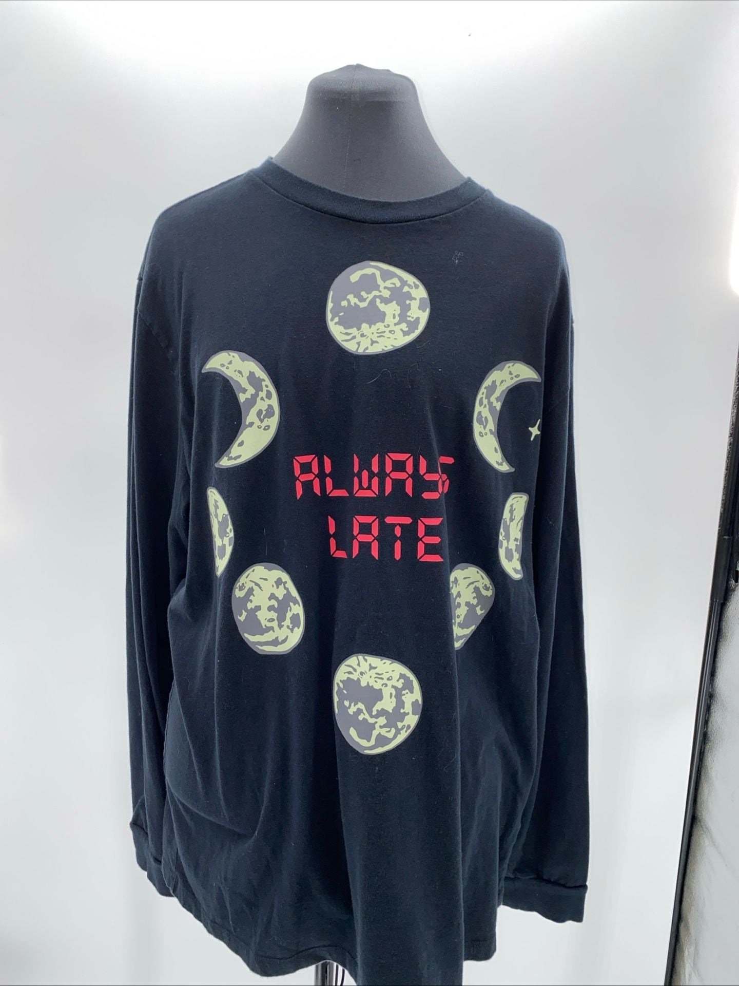 Teddy Fresh Always Late Long Sleeve Graphic T-Shirt 2