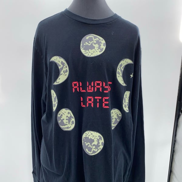 Teddy Fresh Always Late Long Sleeve Graphic T-Shirt