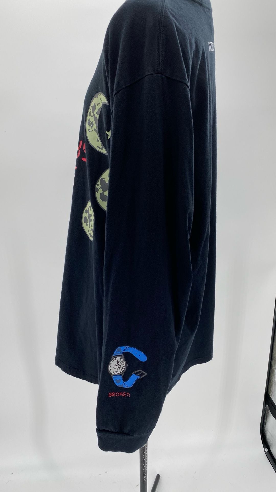 Teddy Fresh Always Late Long Sleeve Graphic T-Shirt 4