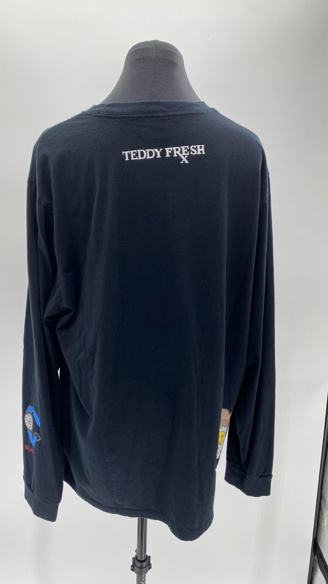Teddy Fresh Always Late Long Sleeve Graphic T-Shirt 5