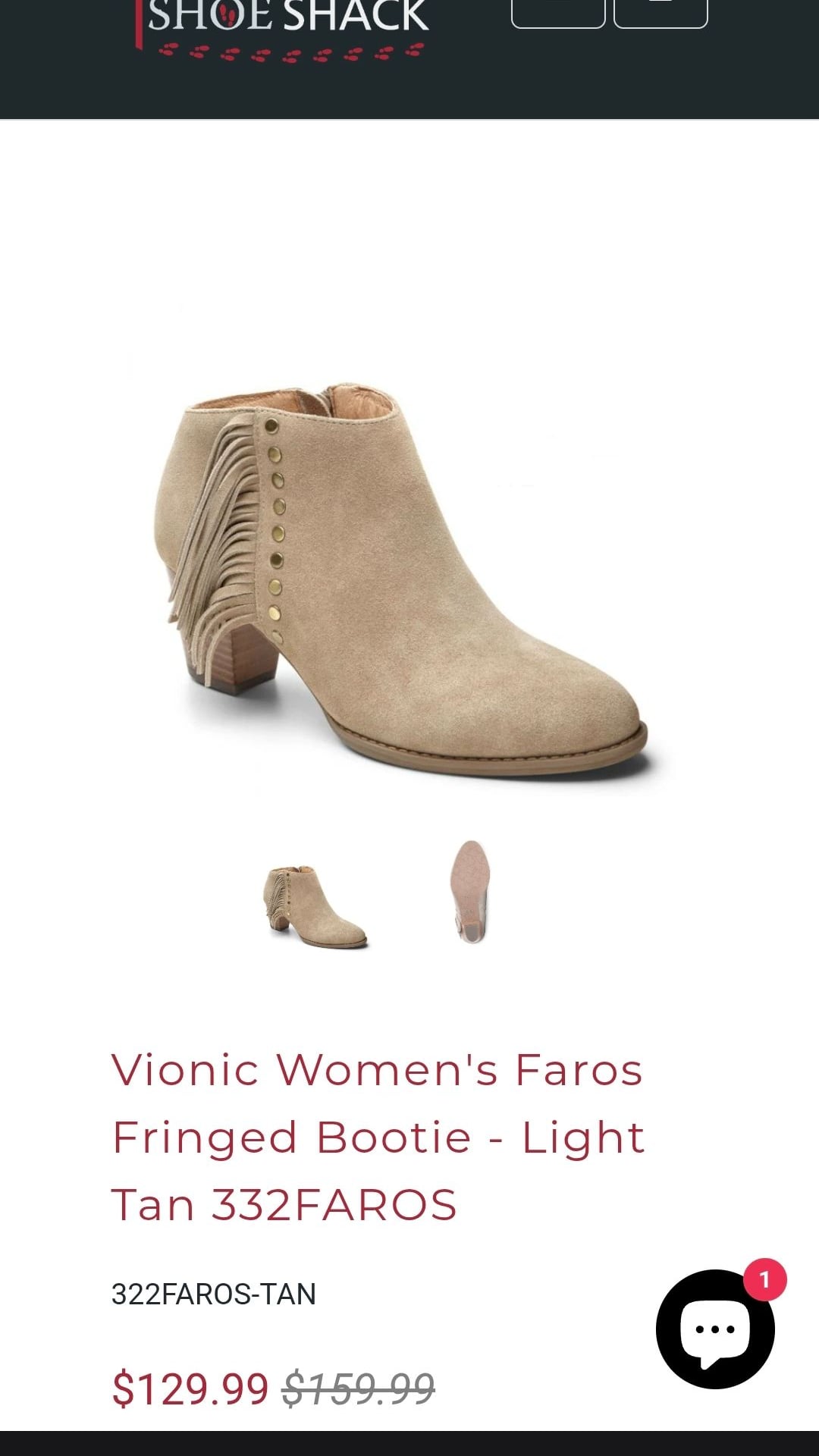 Vionic Faros size 9 tan fringe leather boots with ankle bootie orthotic
*$130 on Shoe Shack (see pic)* 10
