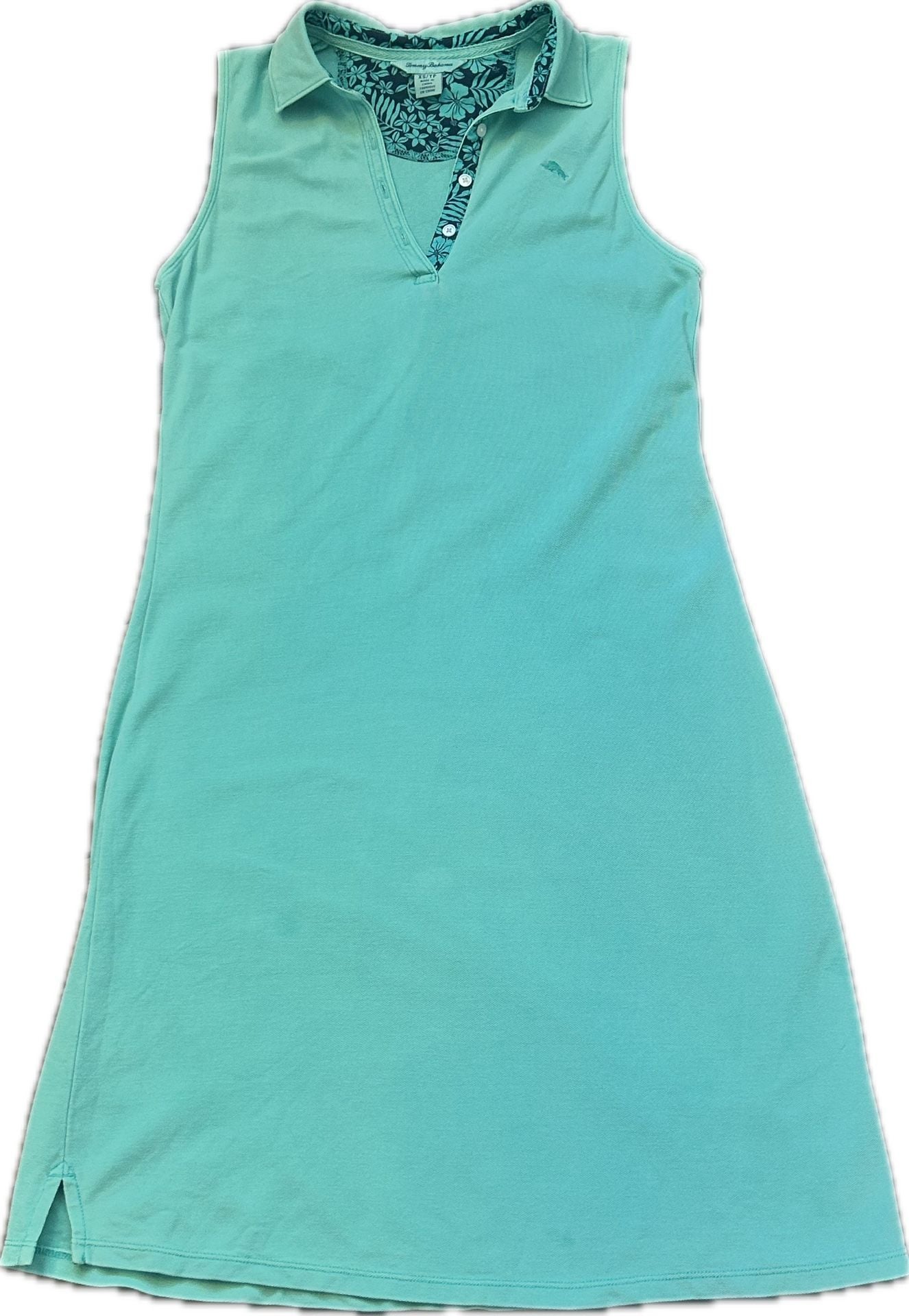 Tommy Bahama Women's Sleeveless Polo Dress with Floral Interior Accent 2