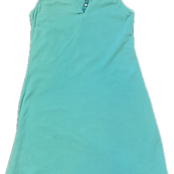 Tommy Bahama Women's Sleeveless Polo Dress with Floral Interior Accent