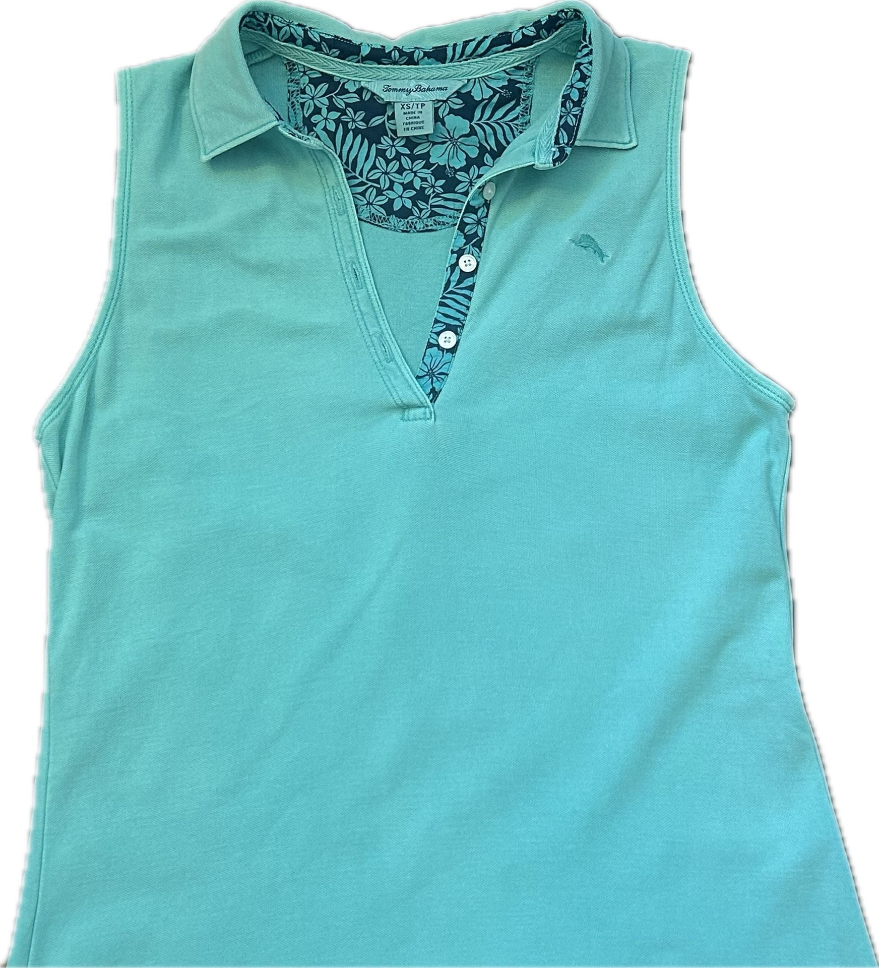 Tommy Bahama Women's Sleeveless Polo Dress with Floral Interior Accent 4