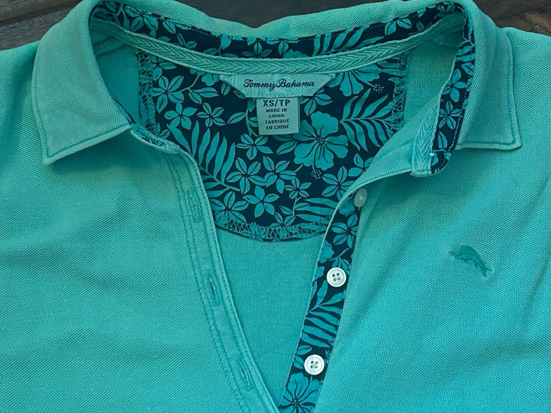 Tommy Bahama Women's Sleeveless Polo Dress with Floral Interior Accent 5