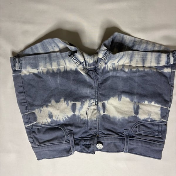 Old Navy Tie-Dye Cuffed Denim Jean Shorts