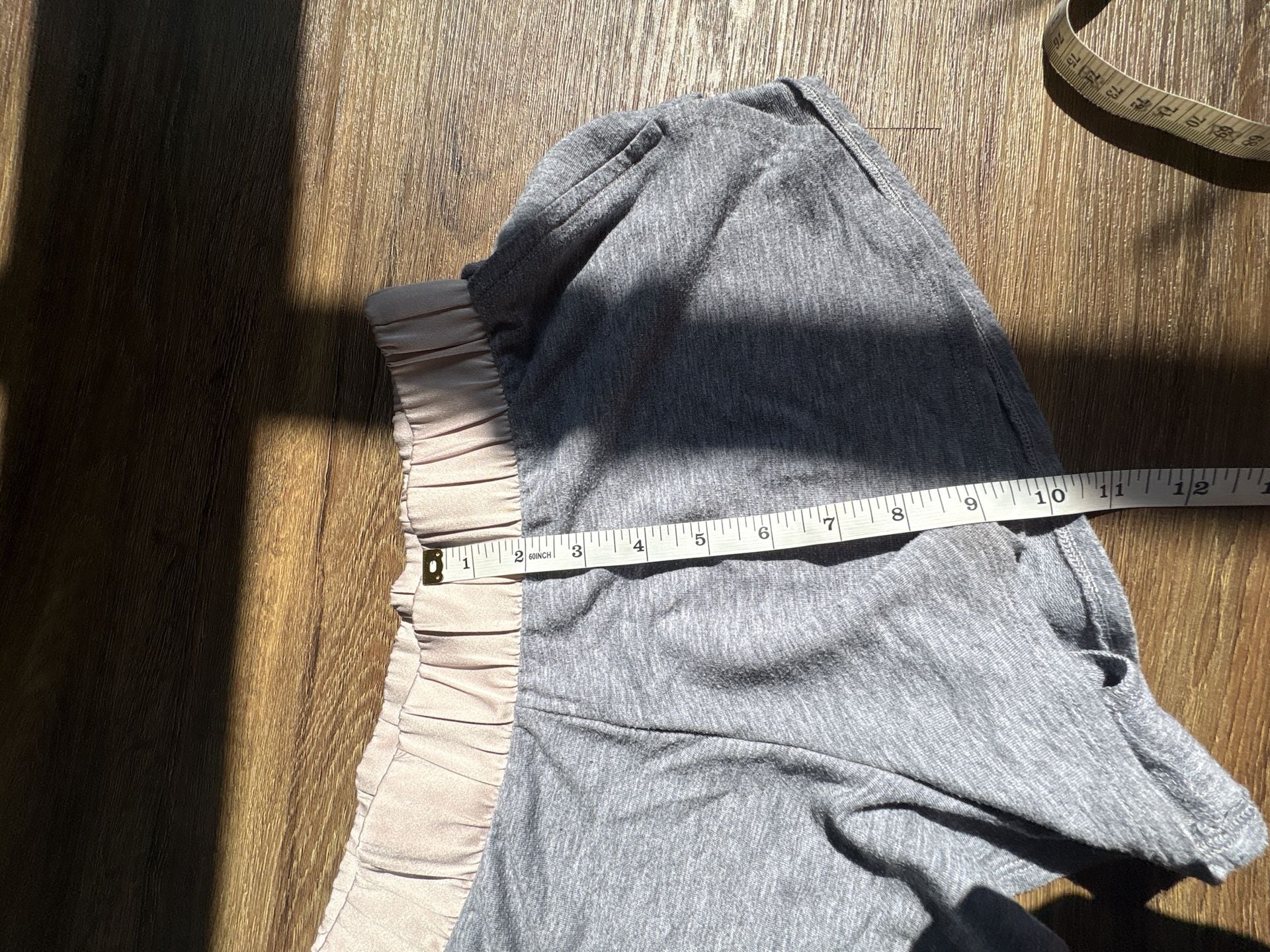 Victoria's Secret Grey Jersey Lounge Sleep Shorts with Satin Waistband 5