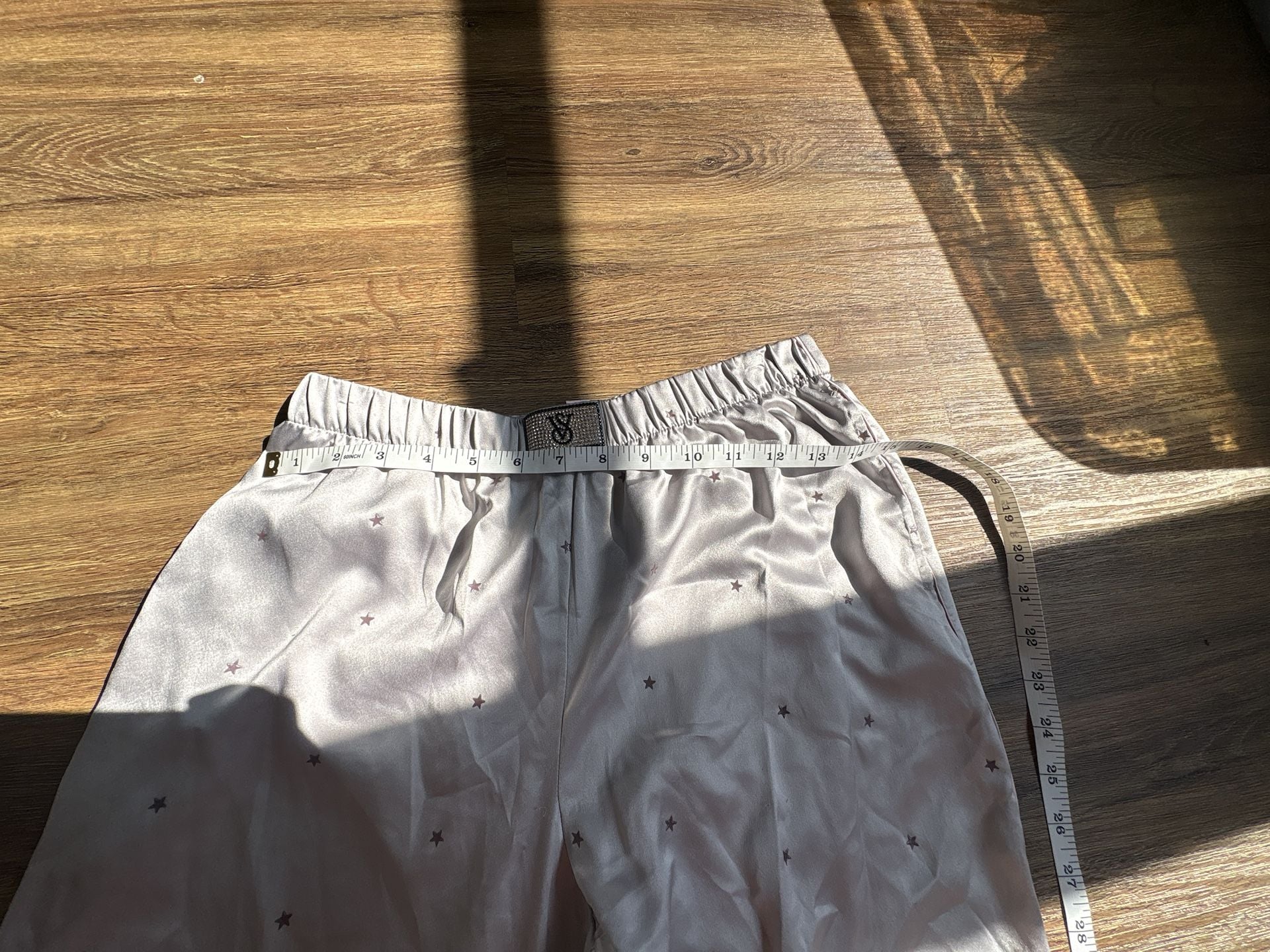 Victoria's Secret Satin Pajama Set with Star Print 10