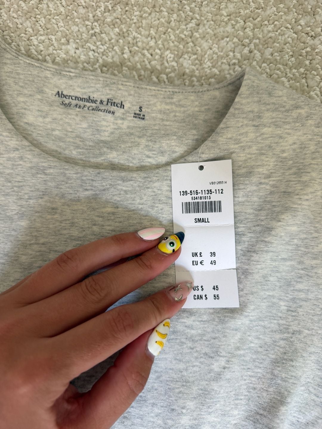 Abercrombie & Fitch Soft A&F Collection Long Sleeve Crewneck T-Shirt 3