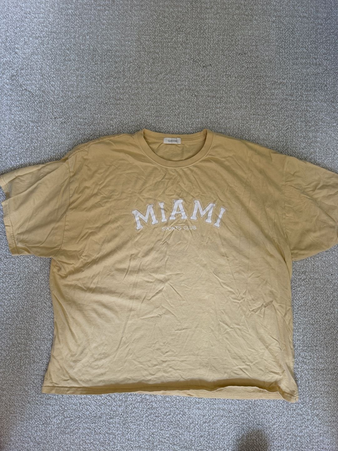 Glassons Miami Sports Club Oversized Crew Neck T-Shirt 2