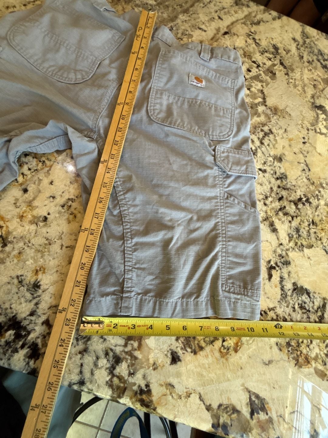 Carhartt Relaxed Fit Ripstop Cargo Shorts Gray Size 34 9