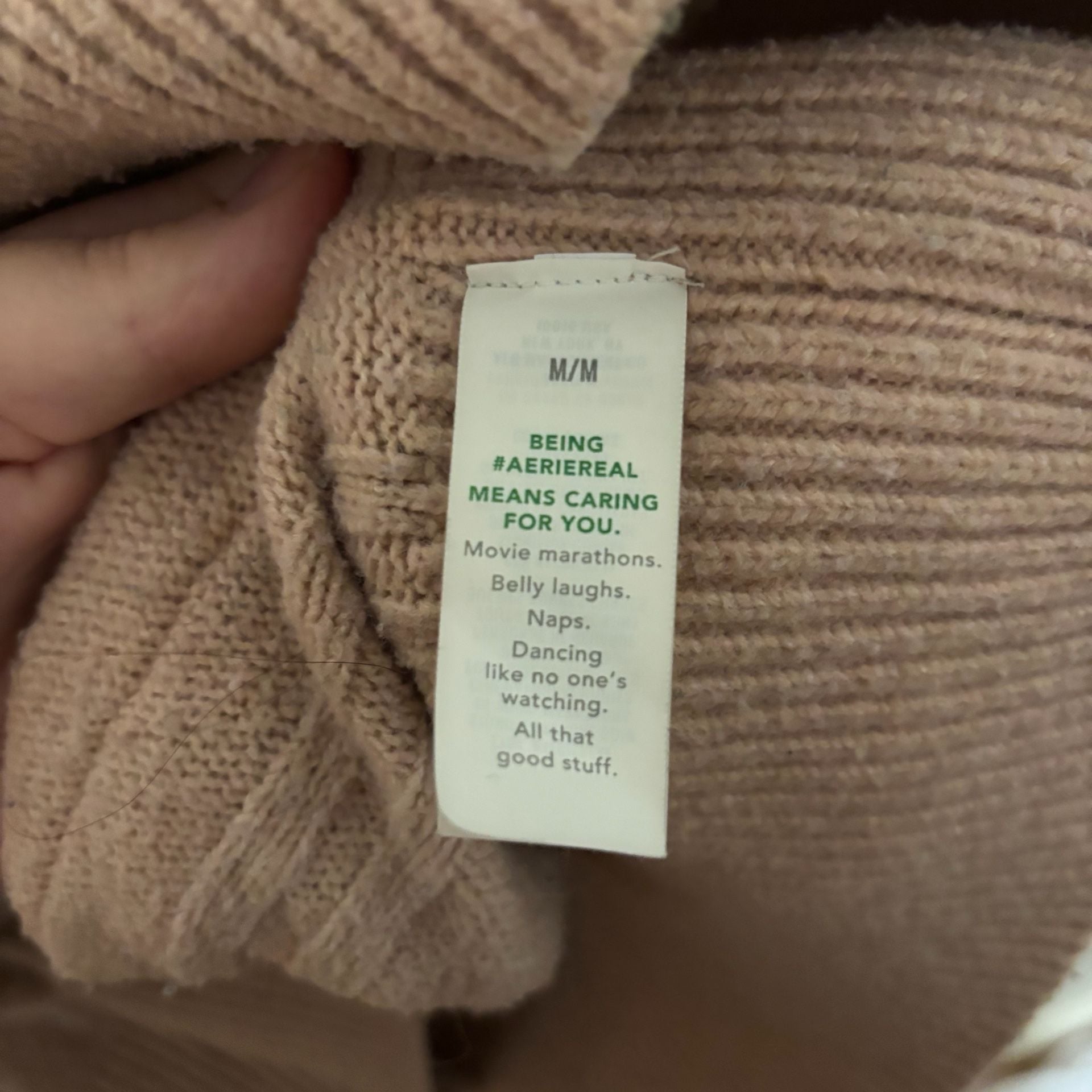 Aerie Cable Knit CrewNeck Sweater 4