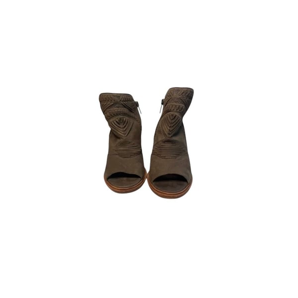 Vince Camuto women's shoes heels taupe leather suede...