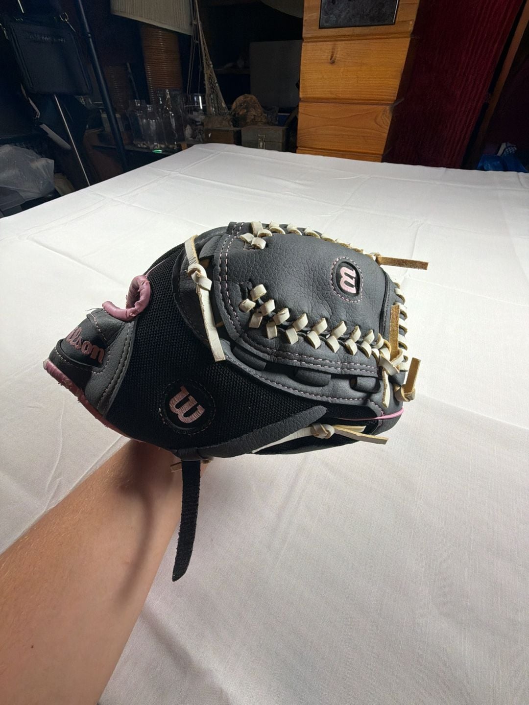 Wilson 10.5 inch WTA01RB15B510BP Youth Baseball T-Ball Glove 3