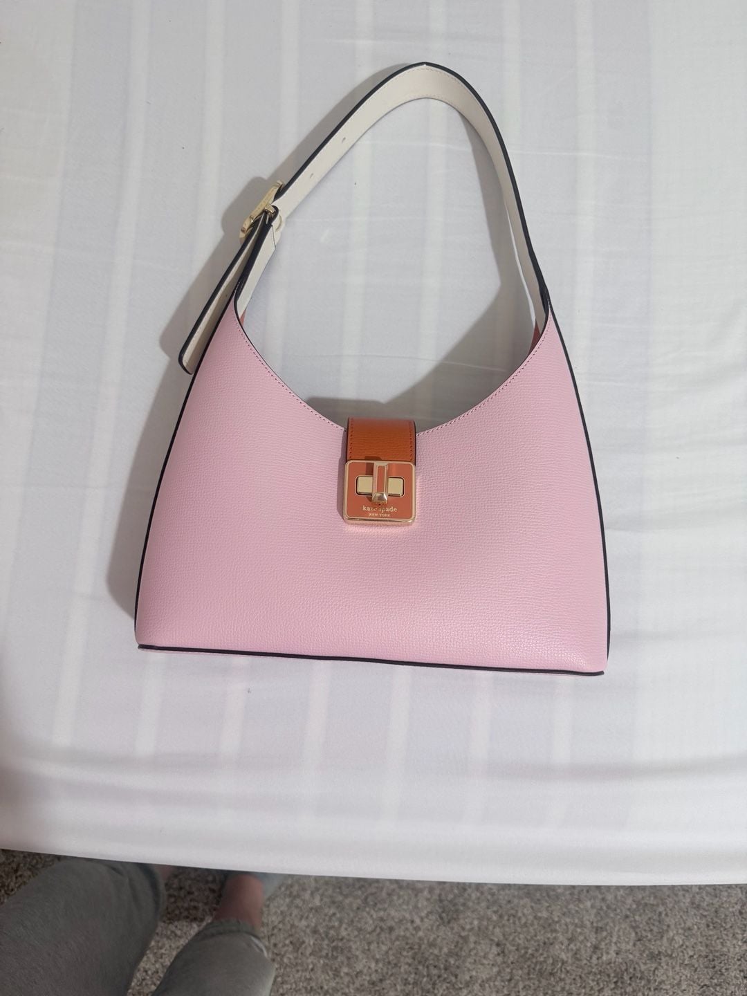 Kate Spade Phoebe Colorblock Large Shoulder Bag in Pink Horizon 3