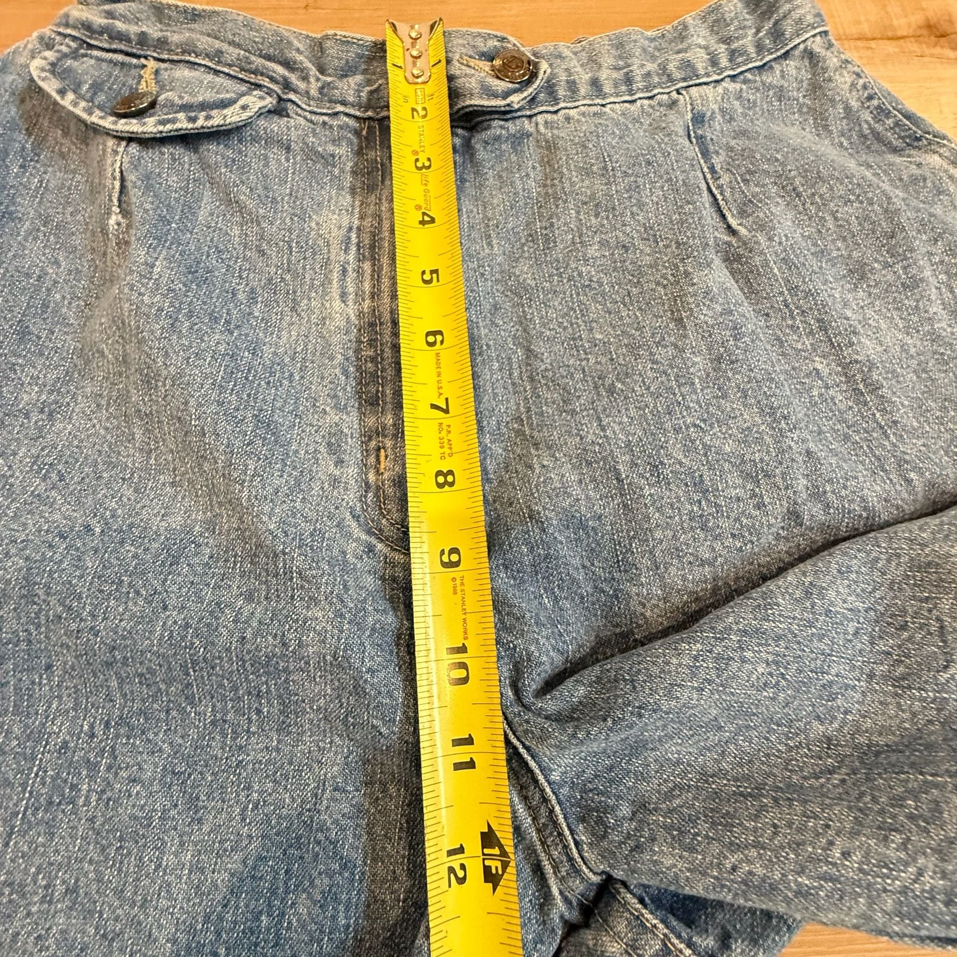 Vintage St John Bay High-Waisted Mom Denim Shorts Size 12 5