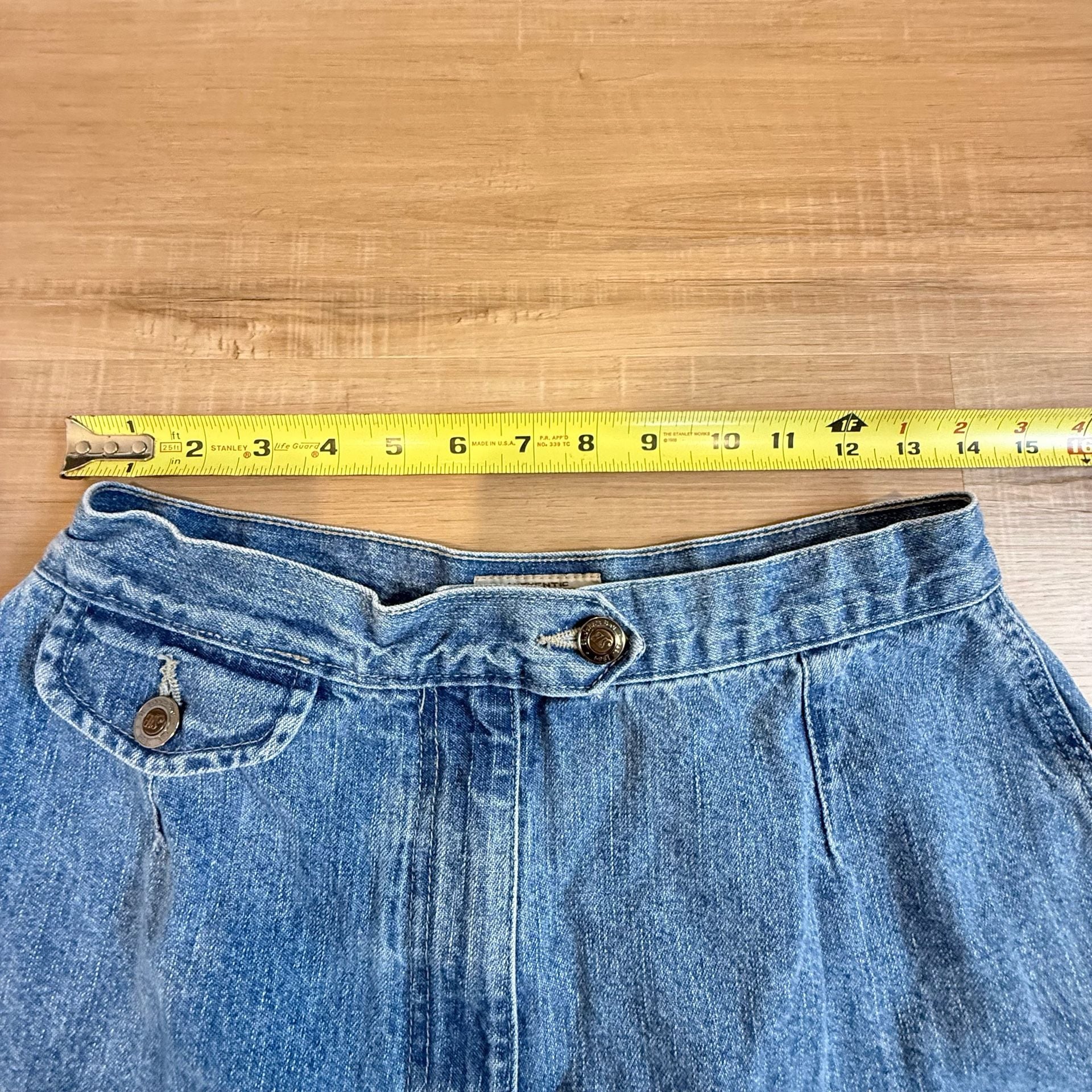 Vintage St John Bay High-Waisted Mom Denim Shorts Size 12 6