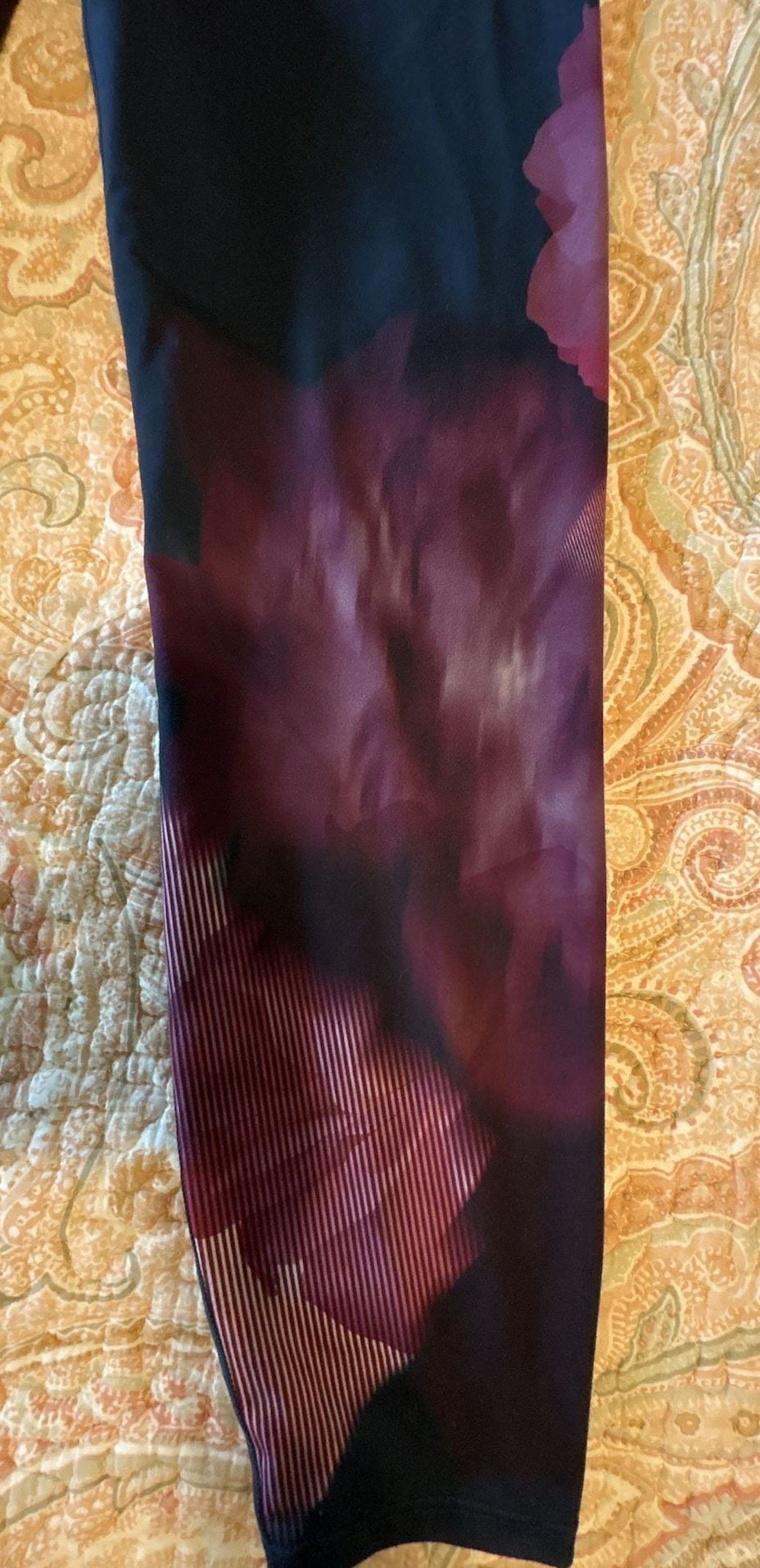 EUC 2 pairs JoyLab Floral Ankle & Soul Flower phases of the moon Leggings, small 2