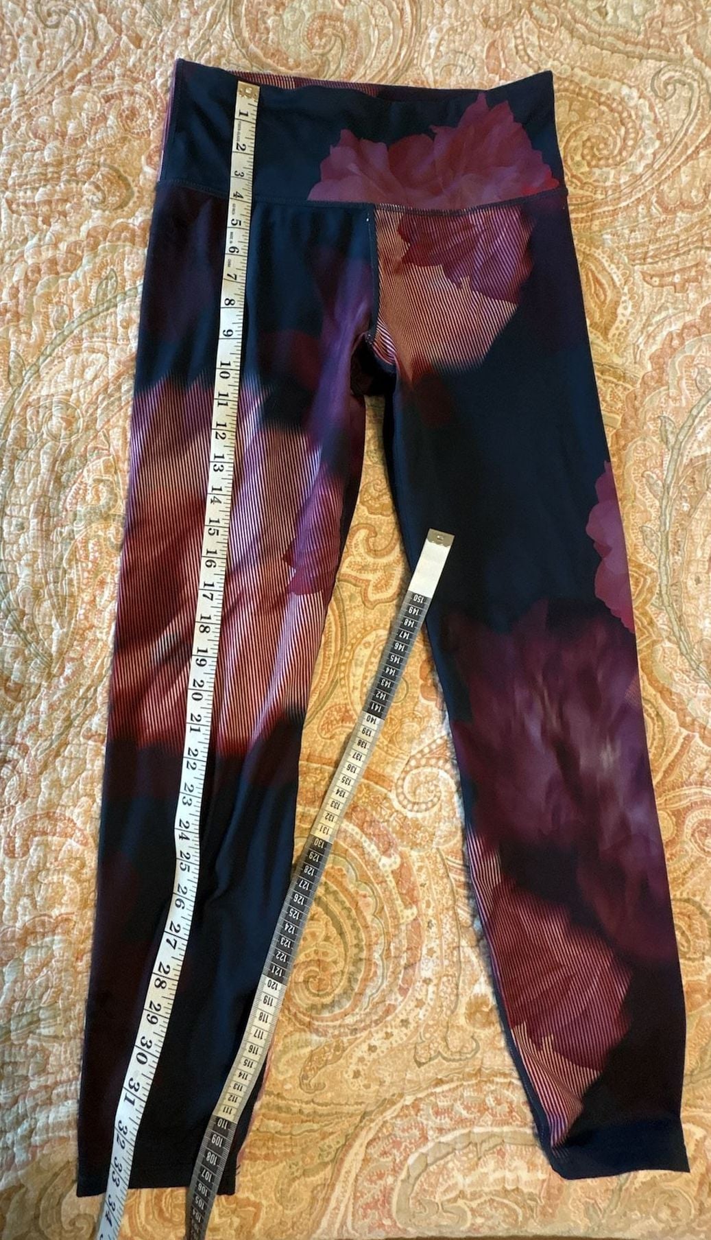 EUC 2 pairs JoyLab Floral Ankle & Soul Flower phases of the moon Leggings, small 4