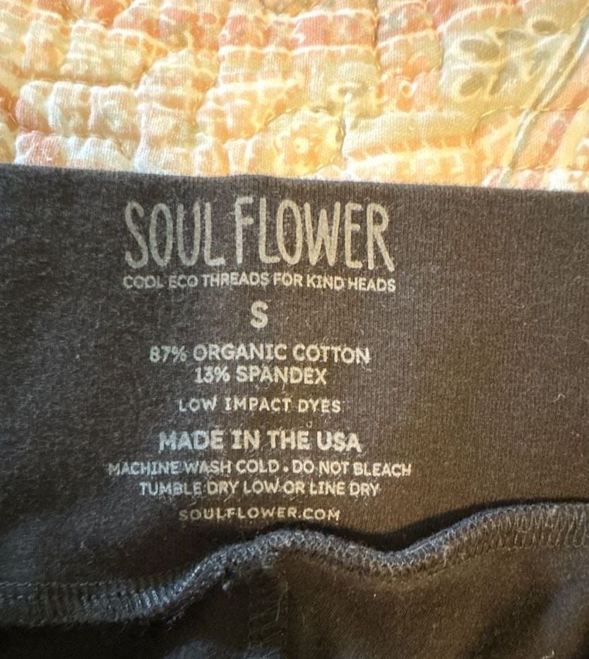 EUC 2 pairs JoyLab Floral Ankle & Soul Flower phases of the moon Leggings, small 14