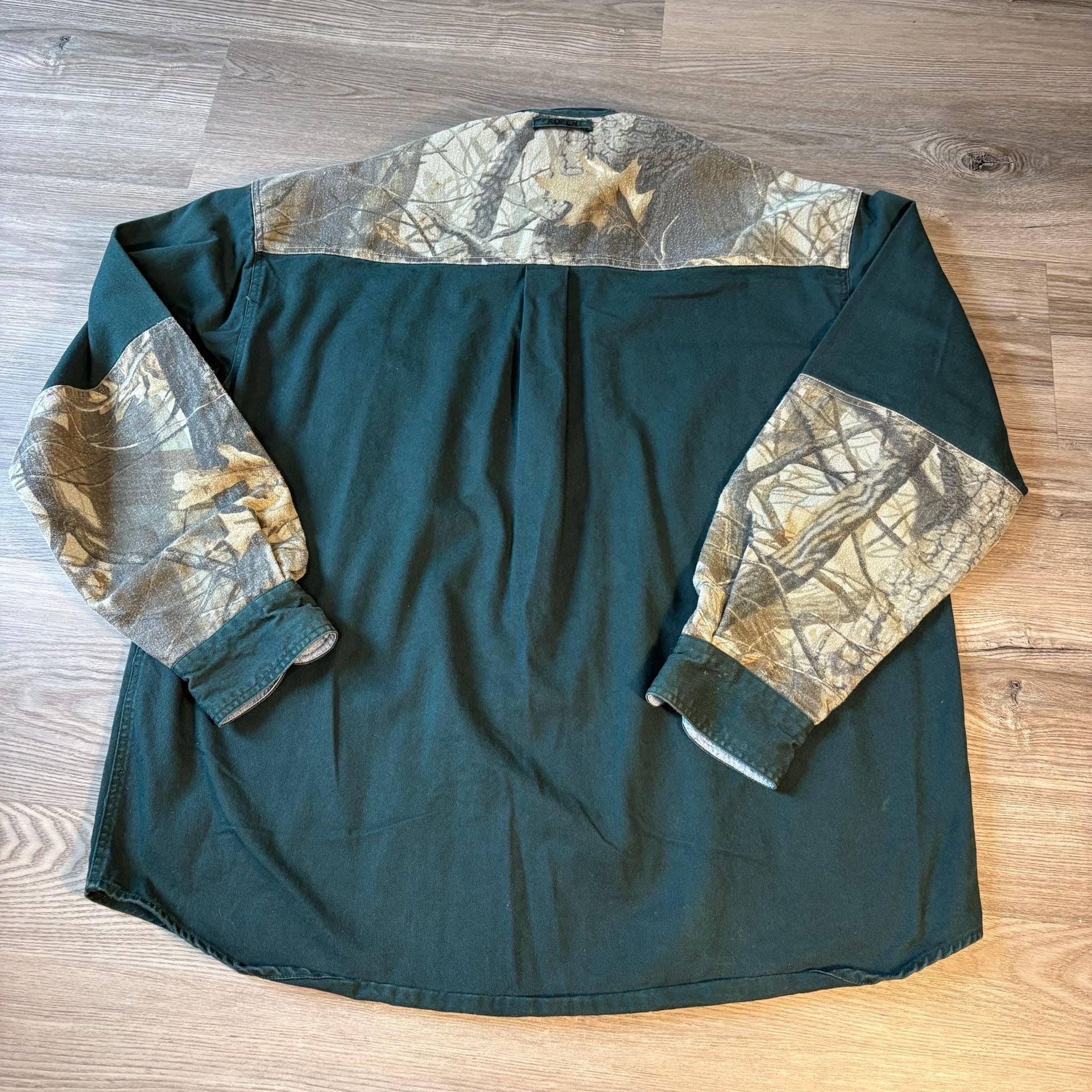 Roper Range Gear Rocky Mountain Elk Foundation Camo Long Sleeve Shirt Size L 8