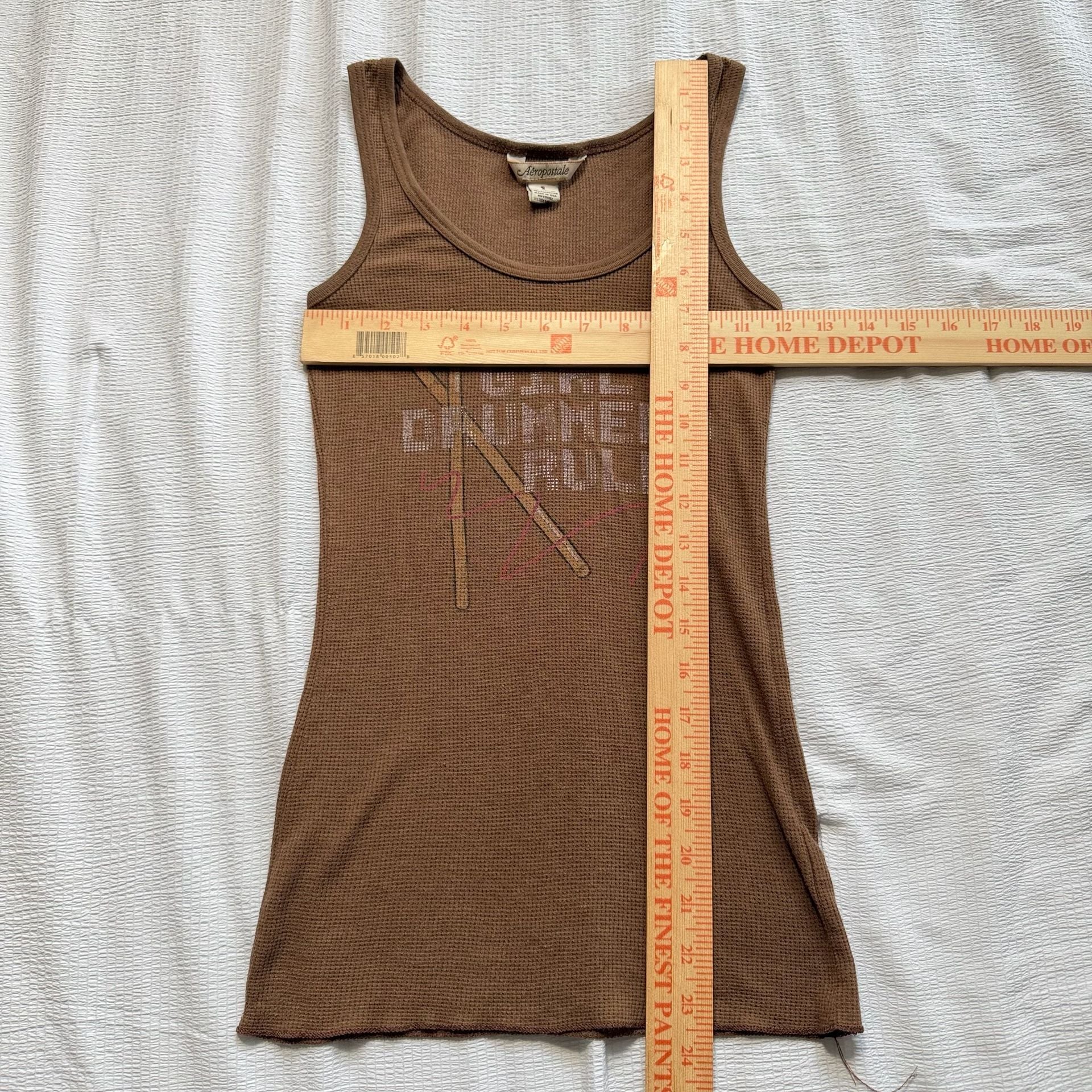 Vintage Aeropostale Waffle Knit Tank Top 7