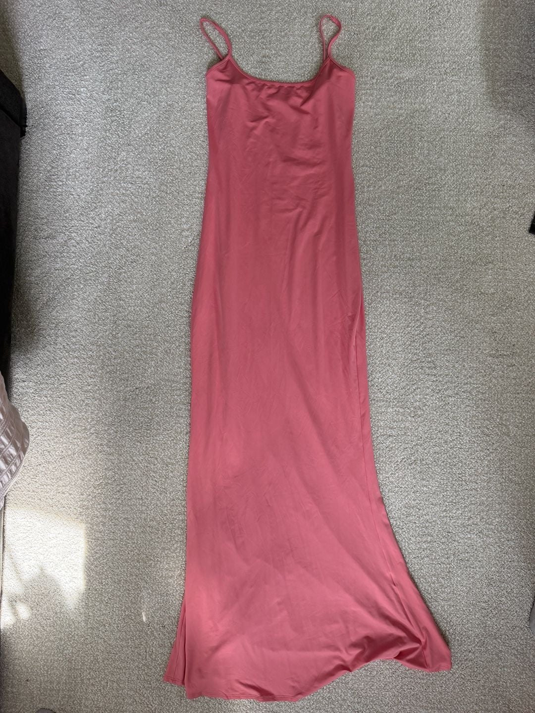Pumiey Women's Spaghetti Strap Bodycon Maxi Slip Dress 1
