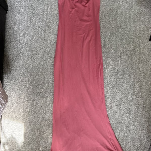 Pumiey Women's Spaghetti Strap Bodycon Maxi Slip Dress