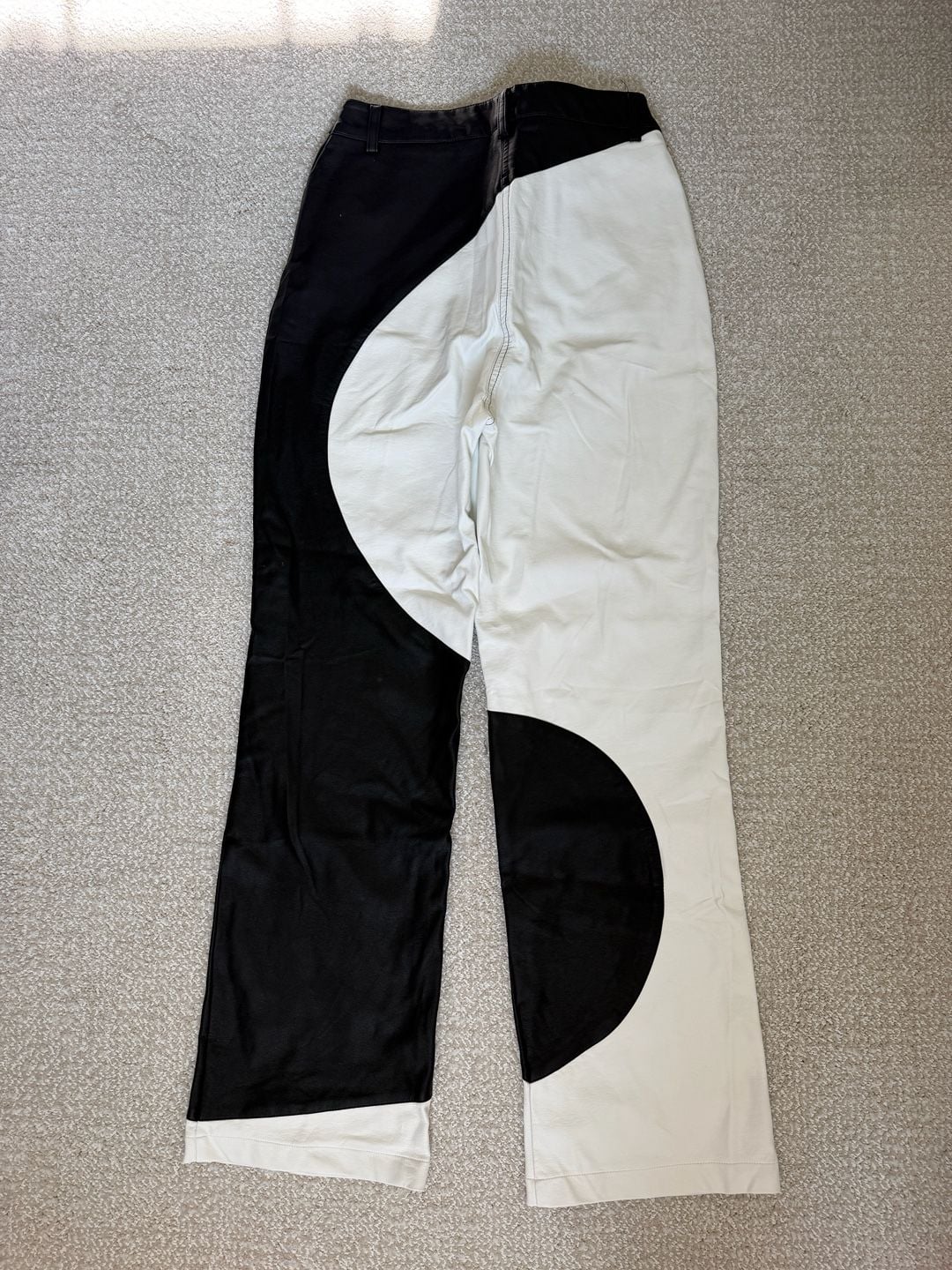 Glassons Yin Yang Colorblock Faux Leather Pants 4