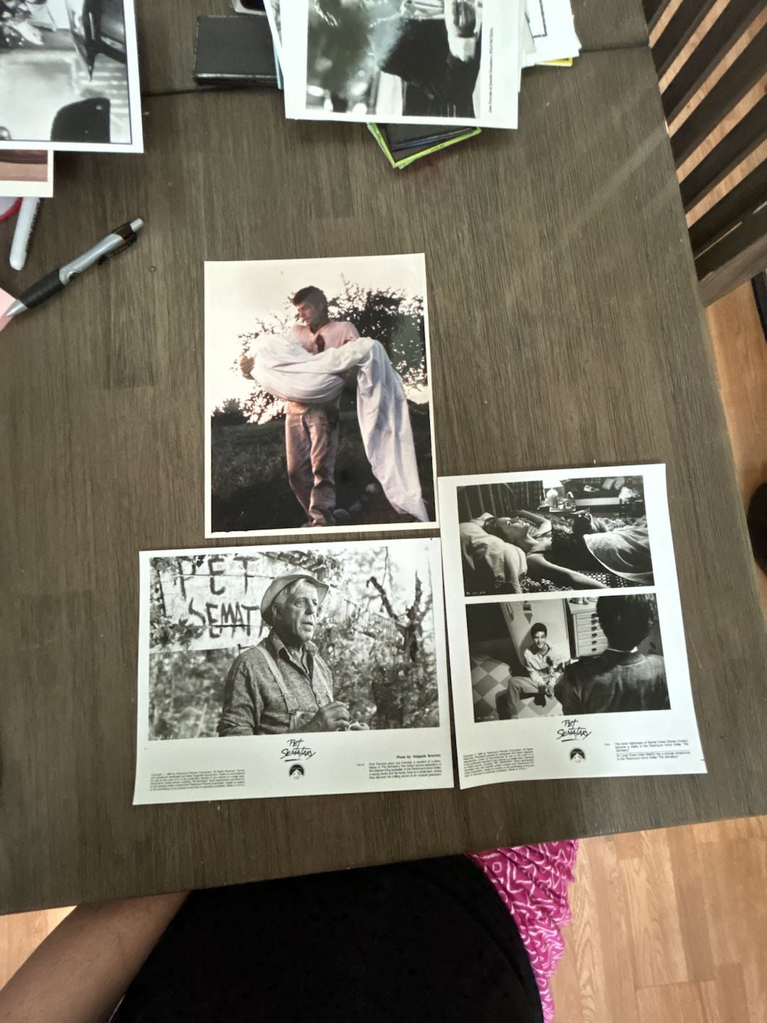 Lot of 3 Original 1989 Pet Sematary Vintage Movie Publicity Press Stills 5