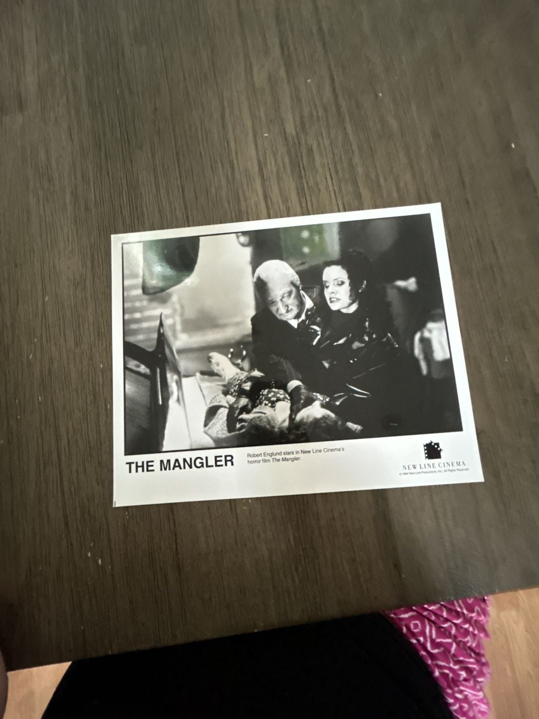 The Mangler 1994 Original Movie Press Still Photo featuring Robert Englund 1
