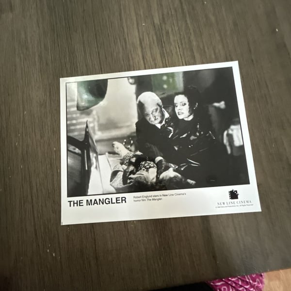 The Mangler 1994 Original Movie Press Still Photo featuring Robert Englund