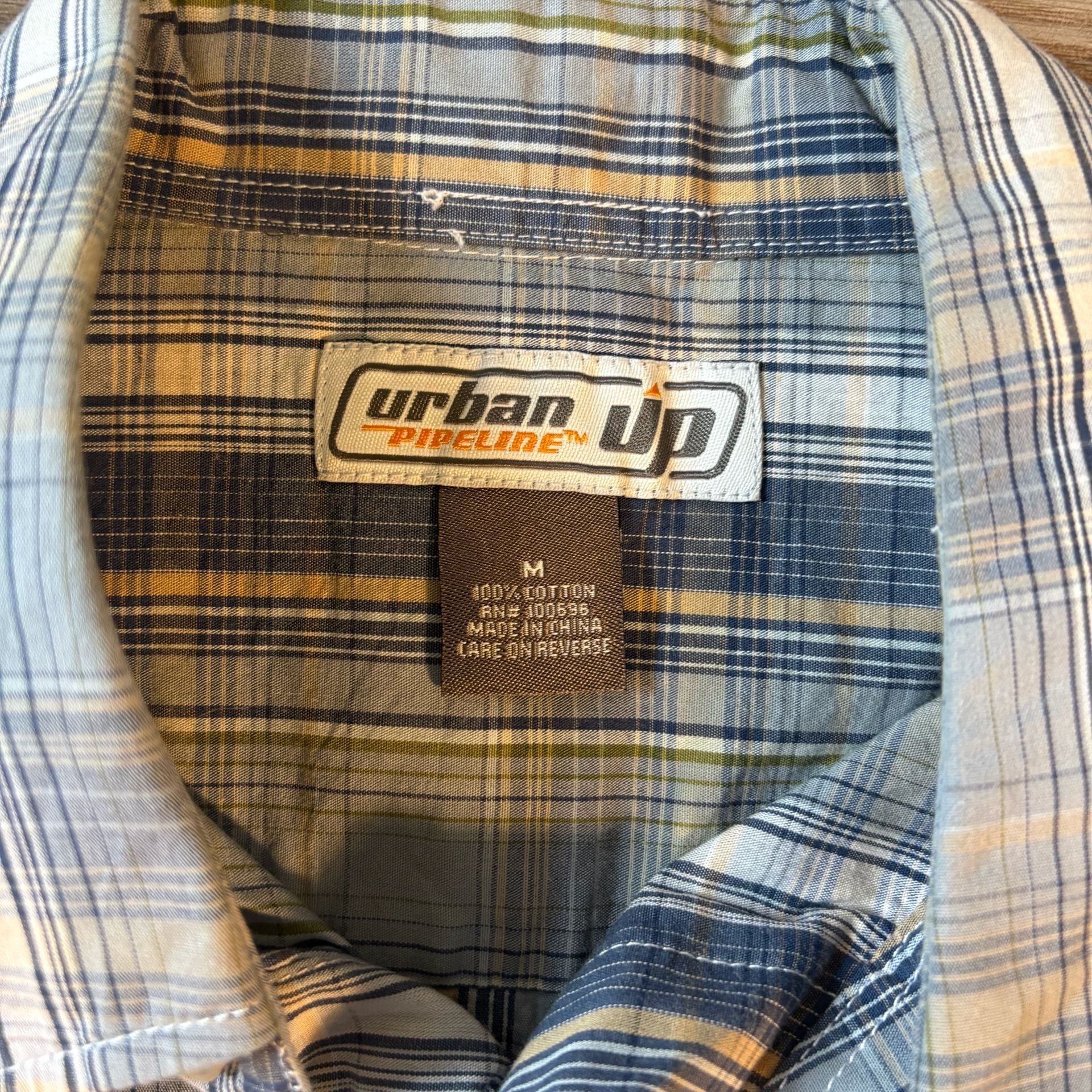 Urban Pipeline Short Sleeve Plaid Button Down Shirt 3