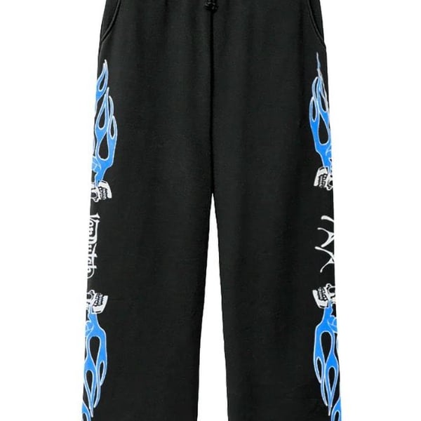 Von Dutch x Young Thug YSL Flame Graphic Sweatpants