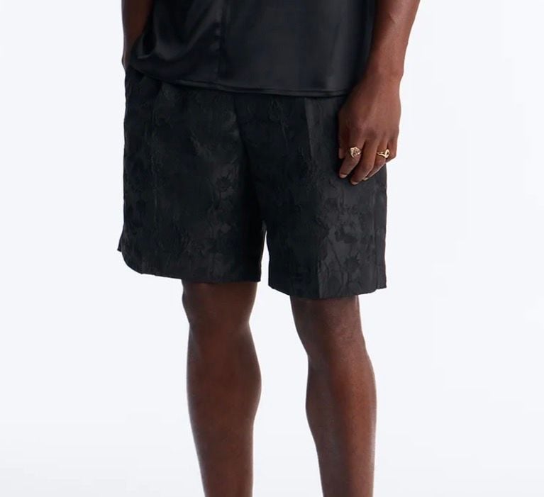 Straight Rose Mirage Short - Black 2