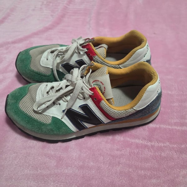 New Balance 574 Rugged 'White Varsity Green' Sneakers ML574DRM