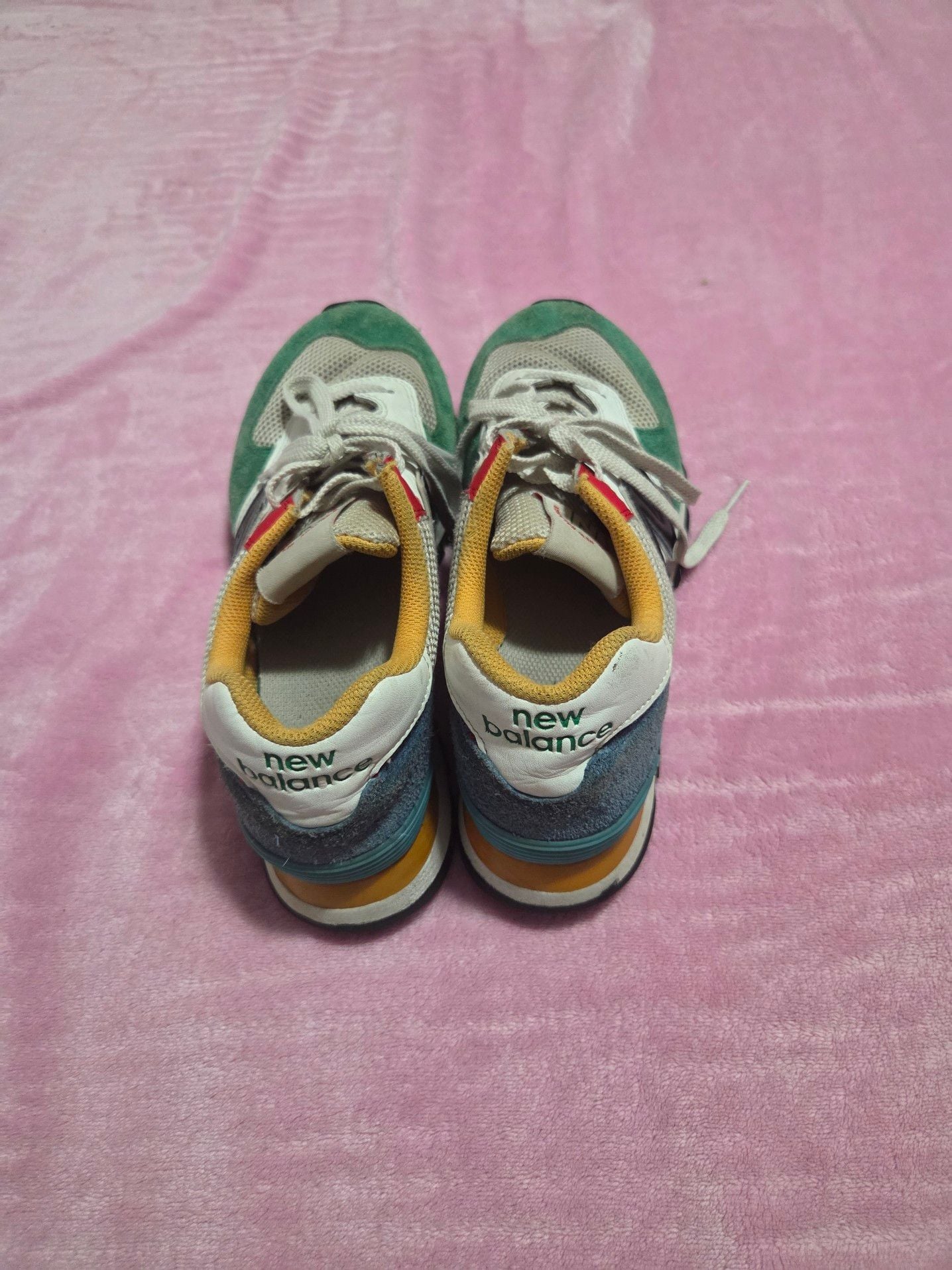 New Balance 574 Rugged 'White Varsity Green' Sneakers ML574DRM 3