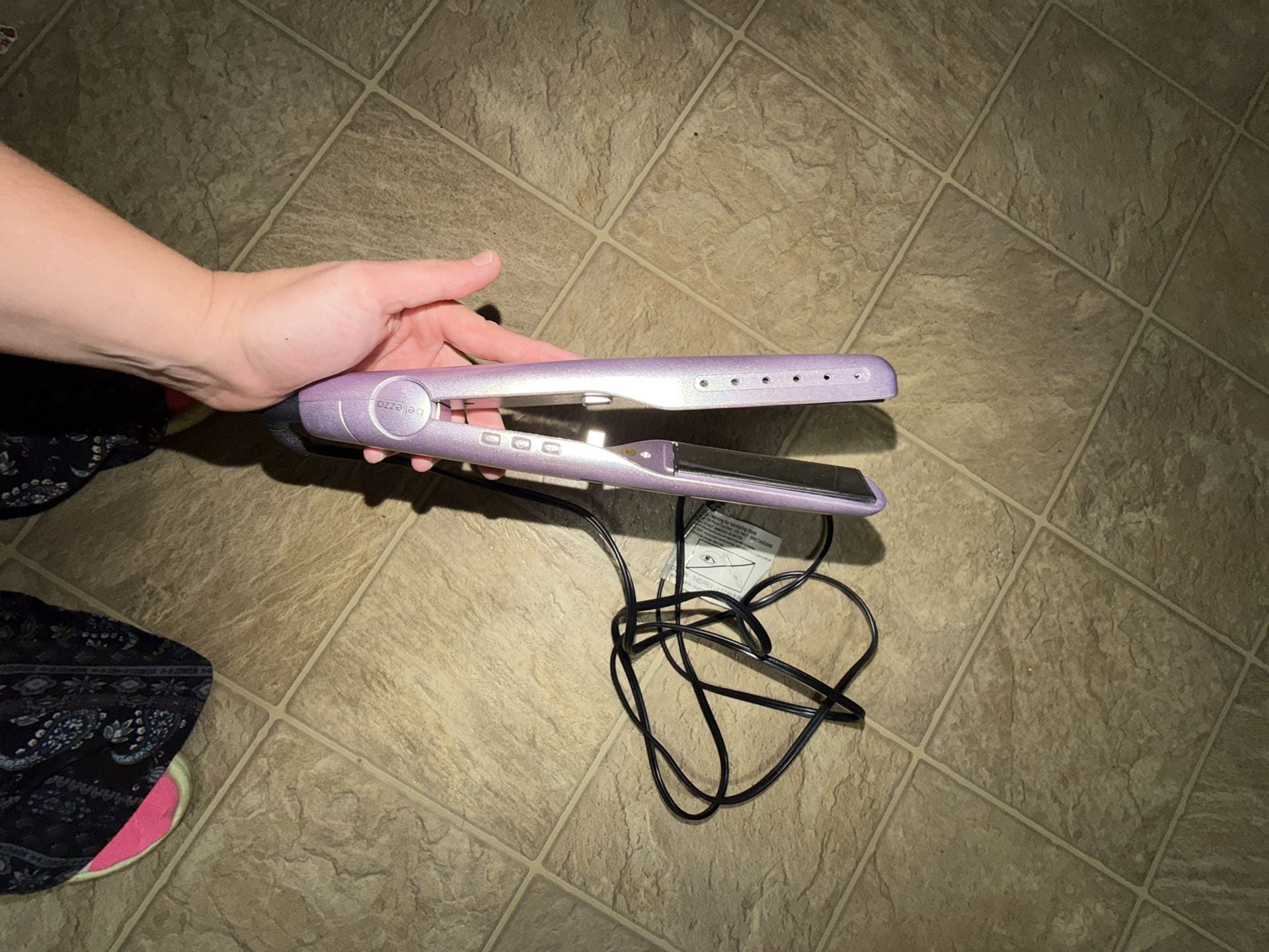 Bellezza Beauty & Beyond Hair Straightener Flat Iron Model O03 Purple 2