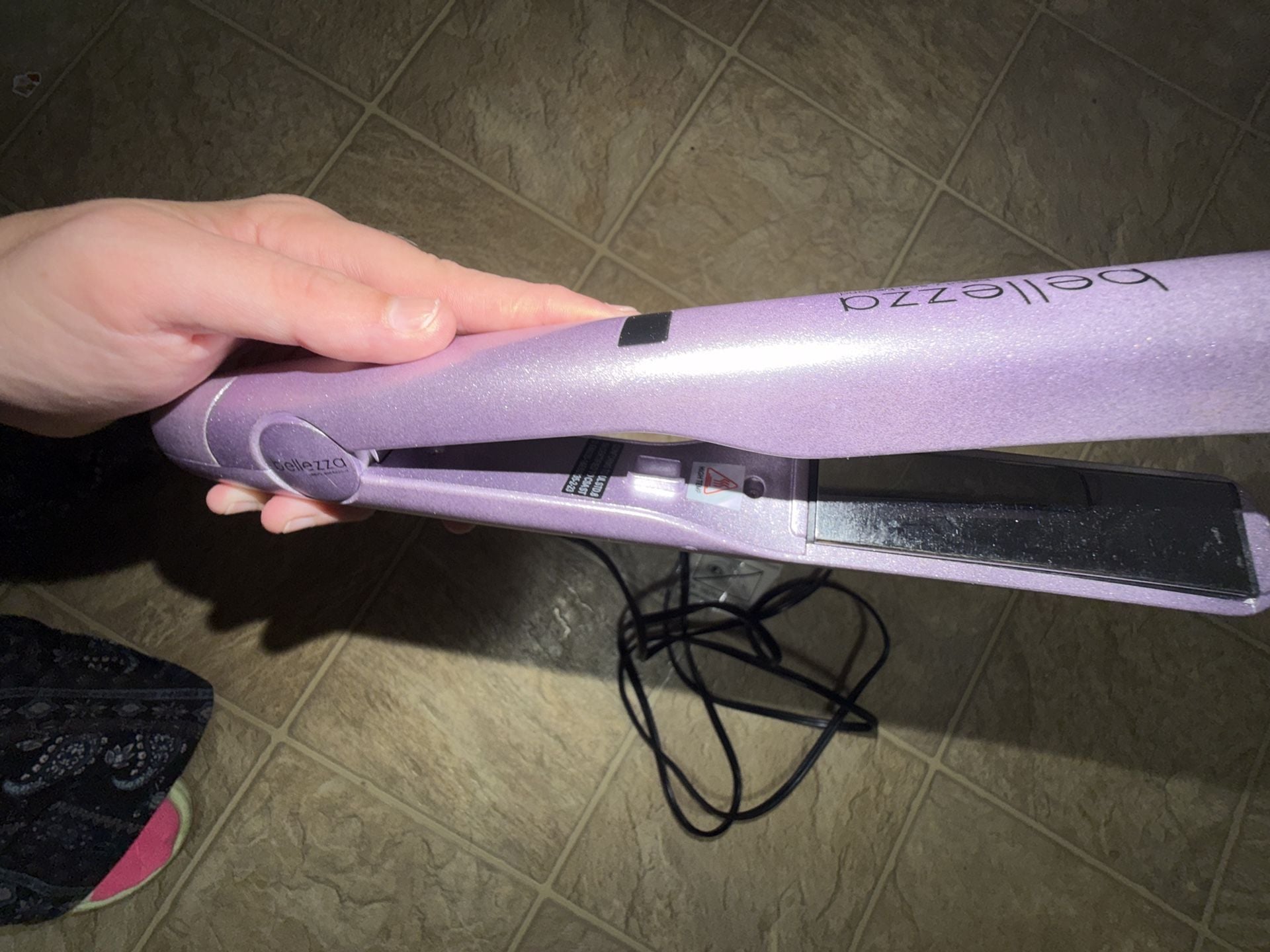 Bellezza Beauty & Beyond Hair Straightener Flat Iron Model O03 Purple 5