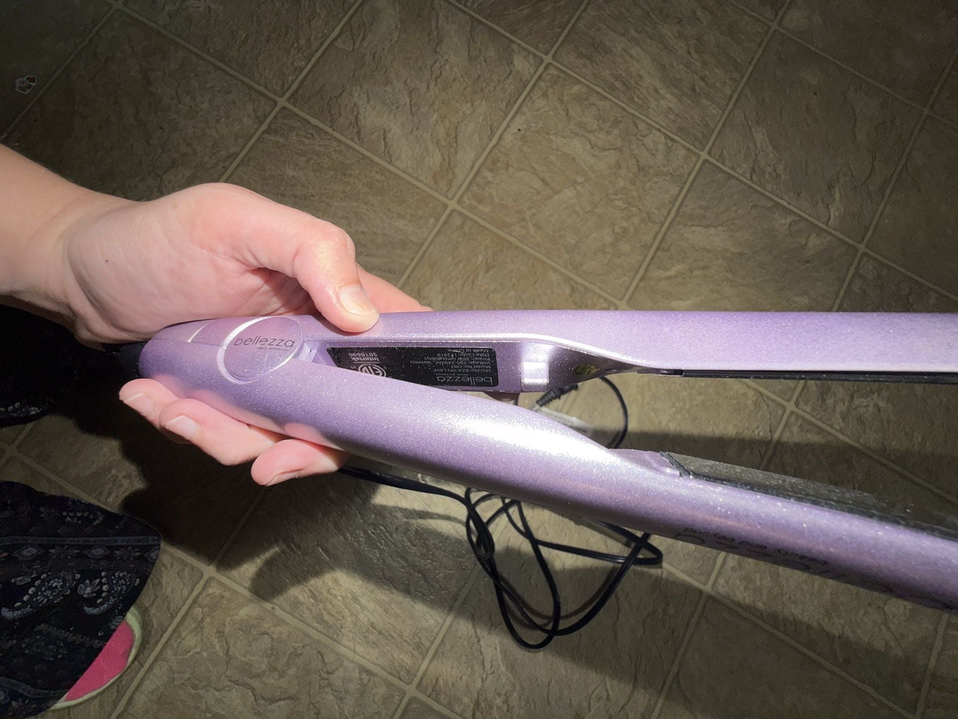 Bellezza Beauty & Beyond Hair Straightener Flat Iron Model O03 Purple 6