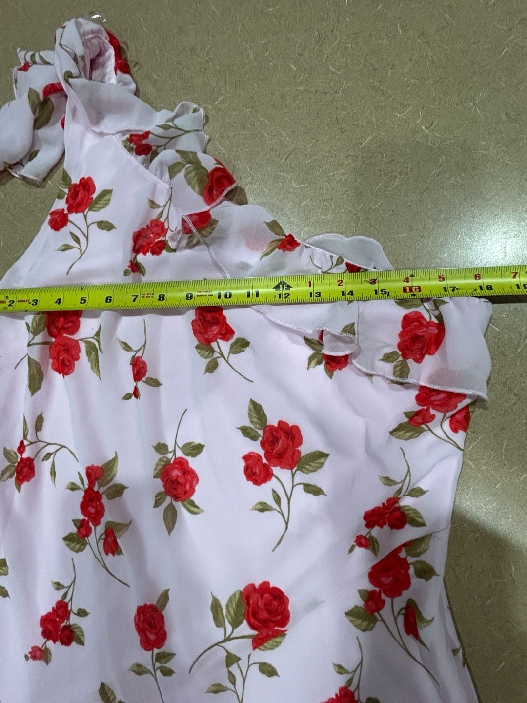 Wild Fable Women's One-Shoulder Ruffle Maxi Dress in Pink Floral Print 3
