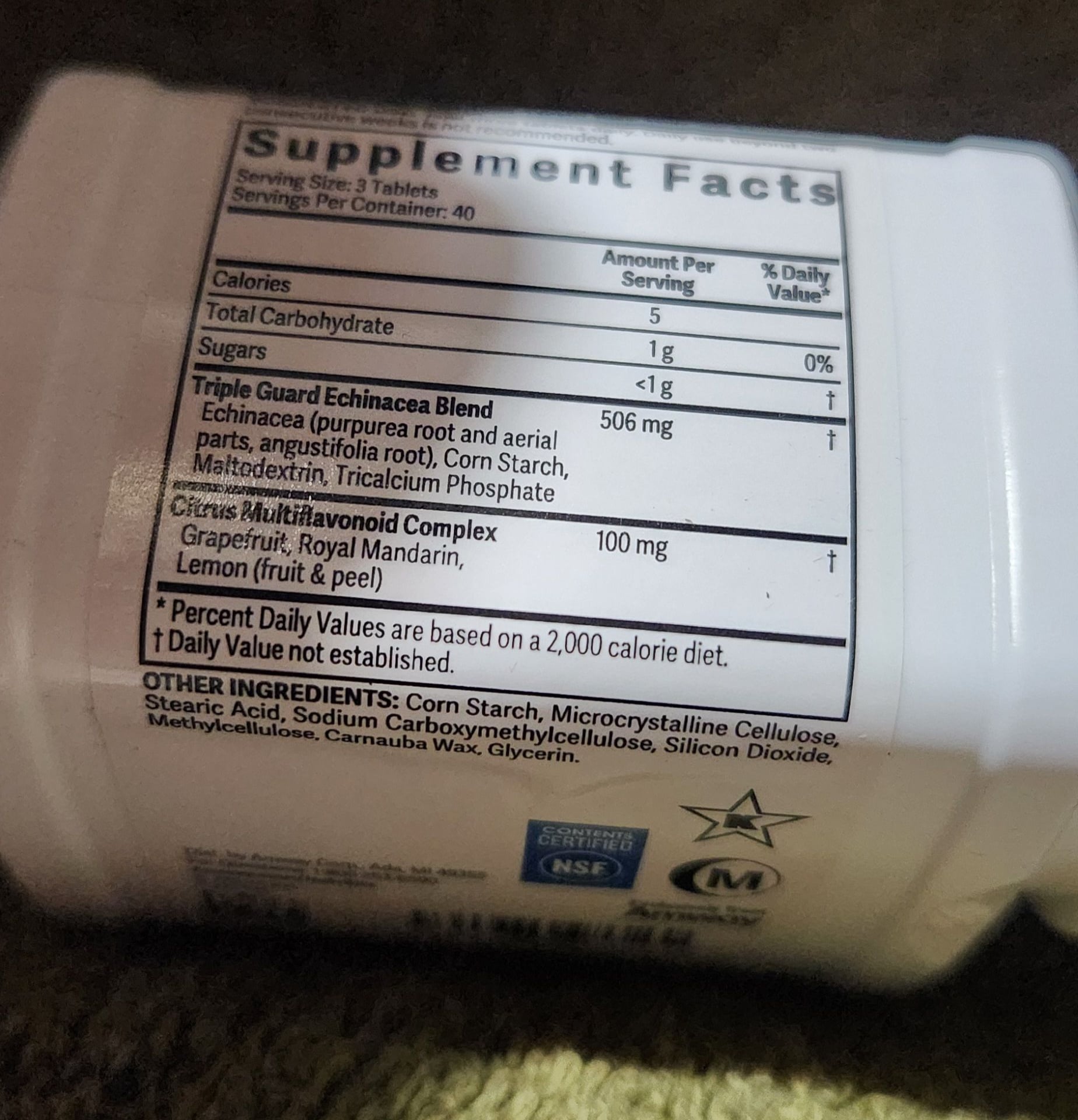 Nutrilite Immunity Echinacea Dietary Supplement, 120 Tablets 2