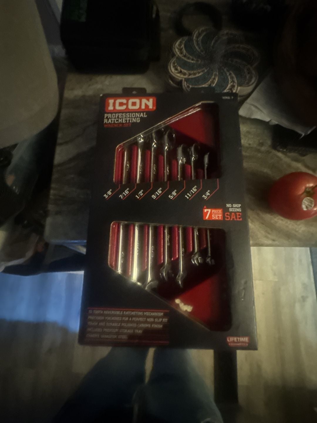 ICON Professional 7-Piece SAE Ratcheting Wrench Set 1