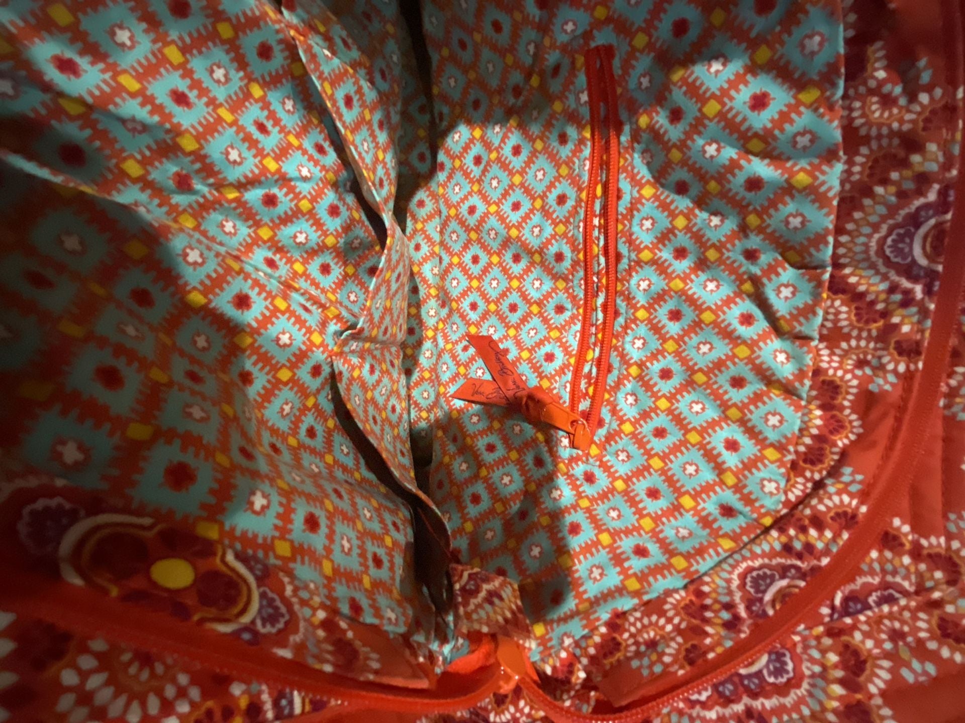 Vera Bradley Morgan Tote Bag in Paprika Pattern 2