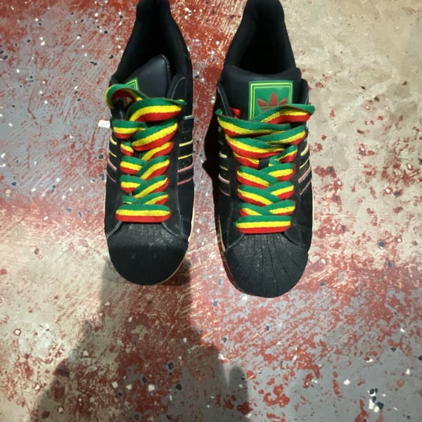 Adidas Superstar II Rasta Black Hemp Sneakers